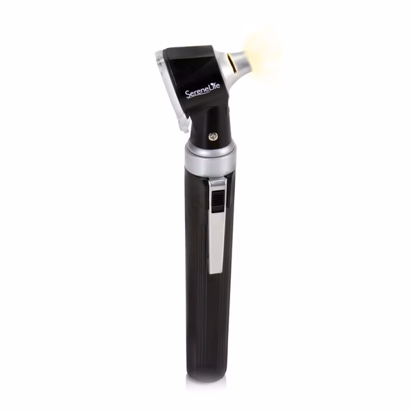 Fiber Optic Otoscope Ear Inspection Tool, 3X Magnification, LED Light