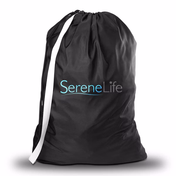 Portable Nylon Laundry Bag - Heavy Duty Nylon Laundry Storage Bags With Drawstring And Durable Machine Washable