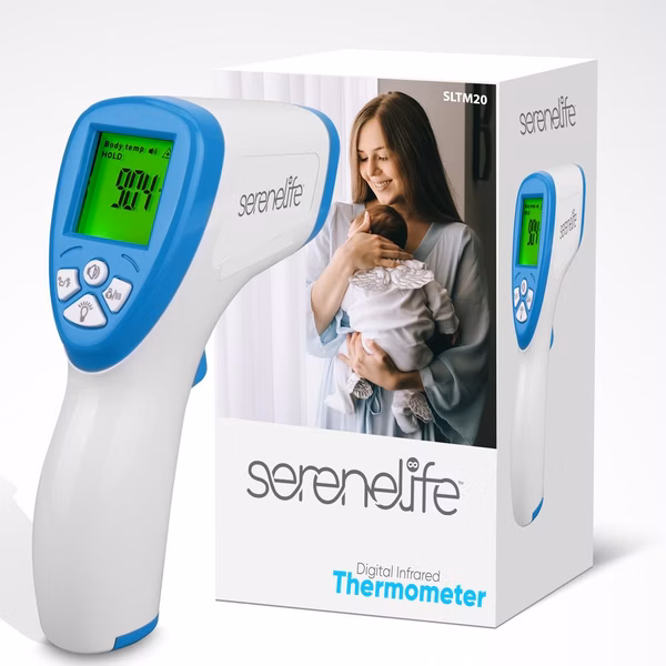 Infrared Thermometer Fast Accurate Non-Contact LCD Display Fever Alarm