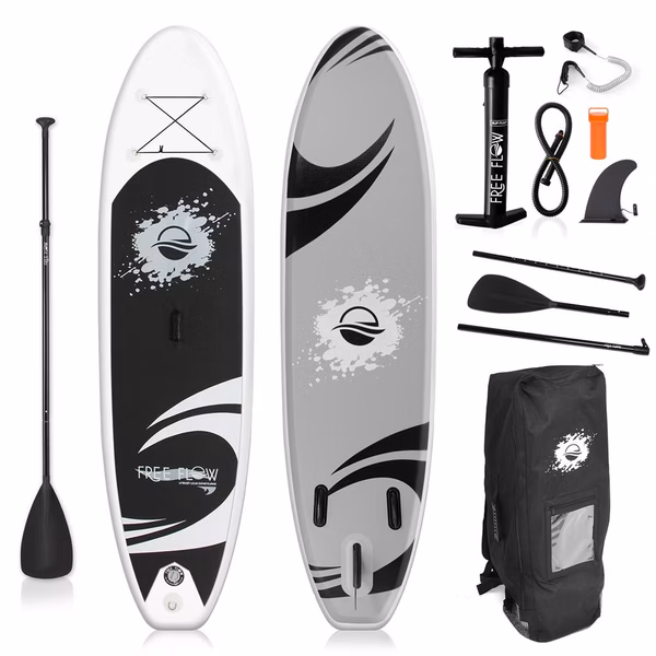 Inflatable Paddle Board, Stable Design, 3 Fins, Non-Slip Deck, 10'6"