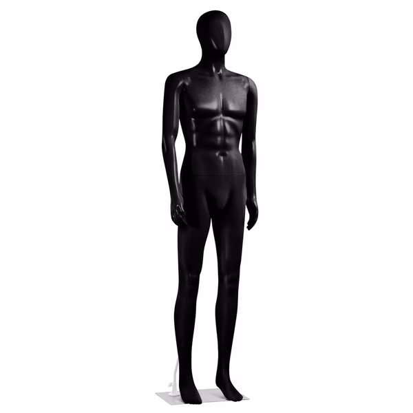 Male Mannequin 73" Adjustable Head Flexible Limbs Detachable Design