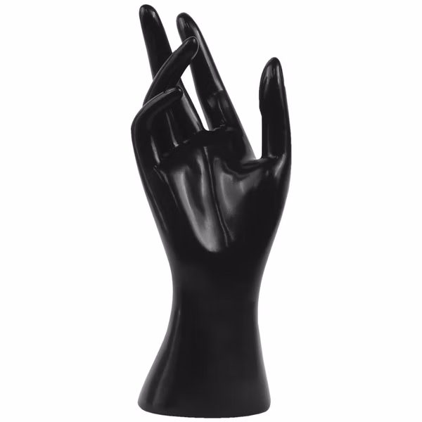 Jewelry Display Hand Holder, Elegant 3D Stand, Sturdy PP, 8.7" Height