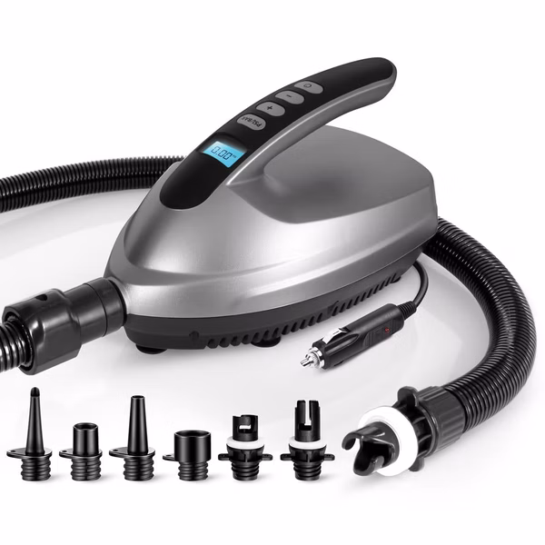Inflatable Paddle Board Pump 20PSI High Pressure 12V DC Electric Air Pump