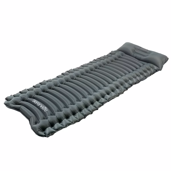 Sleeping Pad for Camping - Quick-Inflate, Tear-Resistant, Blue