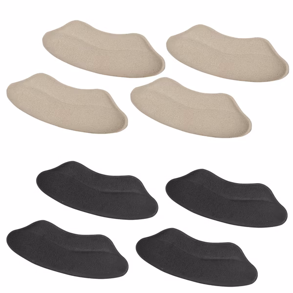 Heel Pad Inserts - Reduce Discomfort - Soft Sponge Cushion - Apricot