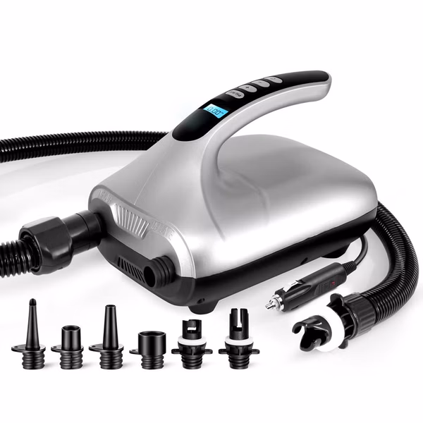Electric Paddle Board Pump - Fast Inflation, 20 PSI, LCD Display