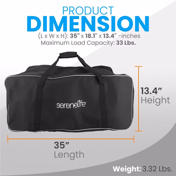 Portable Golf Duffel Bag - Water-Resistant Nylon, Extra Large Storage