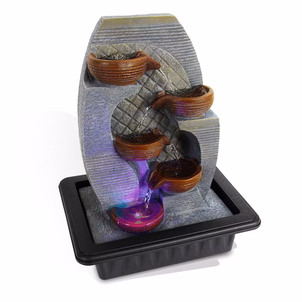 Water Fountain - Relaxing Tabletop Water Feature Decoration