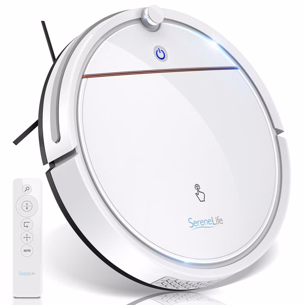 Smart Robot Vacuum Cleaner - Automatic Robot Cleaning Vacuum, Includes Remote Control For Cleaning Modes & Robot Directions