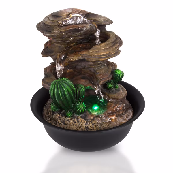 Water Fountain - Relaxing Tabletop Water Feature Decoration