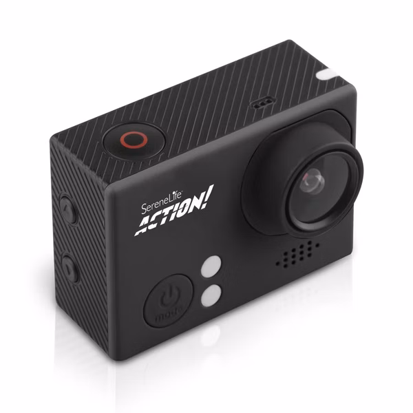 4K Ultra HD Action Camcorder, Slow-Mo, WiFi, 2" LCD, Portable, Black